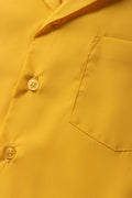Unisex School Short Sleeve Shirt Yellow (1)