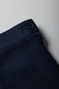 Girls School Skirt Navy (1)