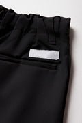Boys School Turn Up Pants Black (6)