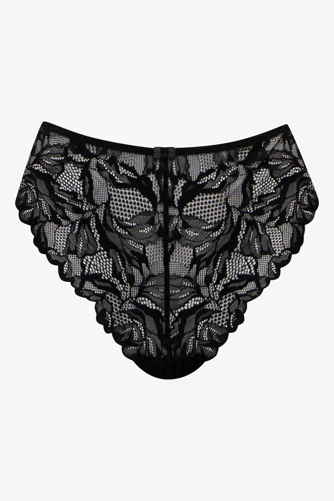 3 Pack Lace Thongs Black And Pink (1)