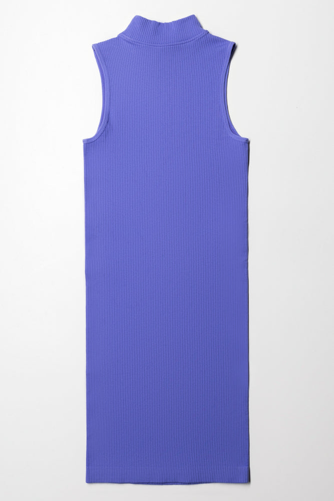 Turtle Neck Bodycon Sleeveless Plum (2)