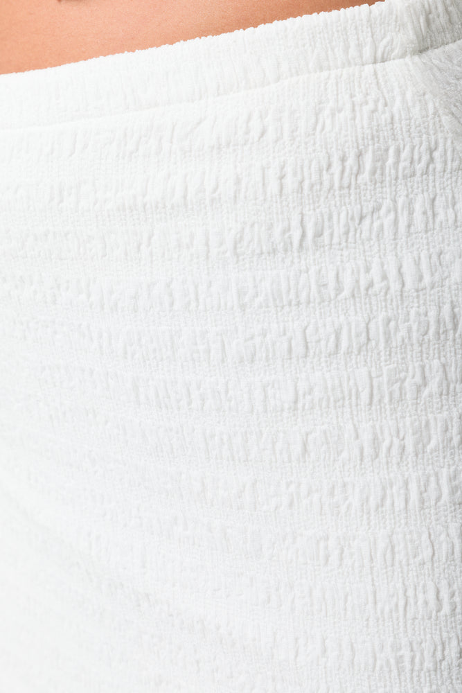 Textured Skirt White (3)