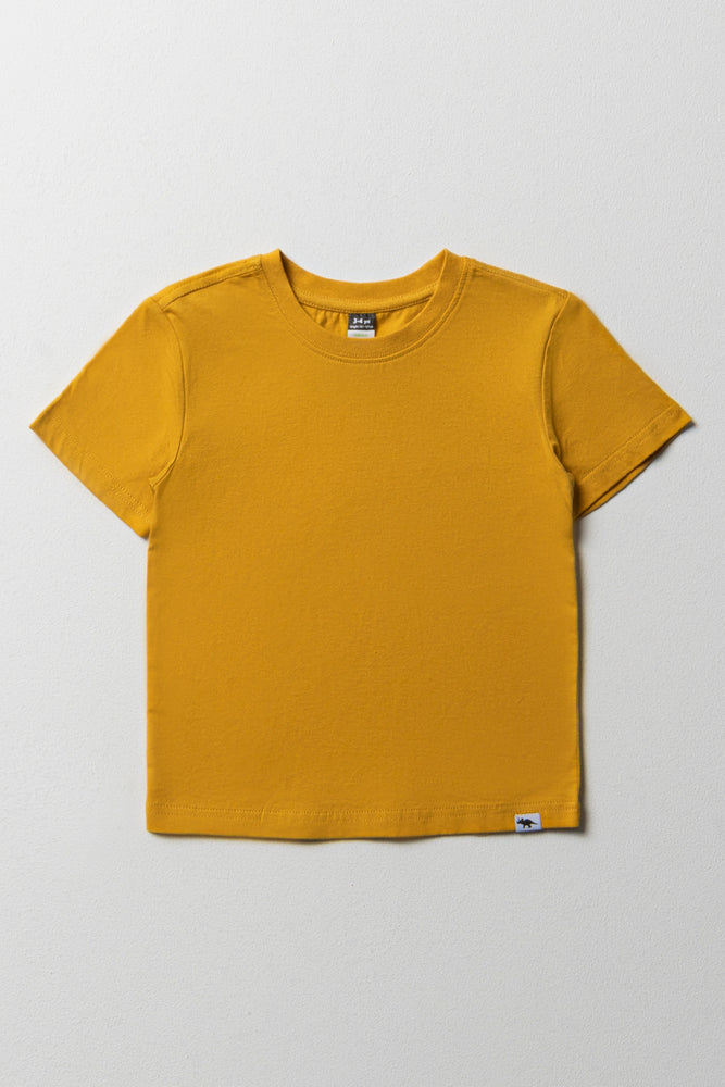 Short Sleeve T-Shirt Yellow | Tops & T-Shirts | Ackermans