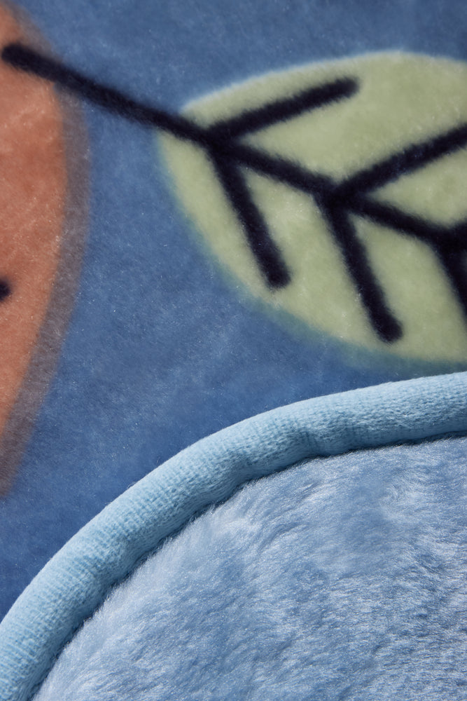 Dinosaur Blanket Blue (1)