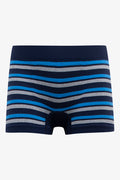 3 Pack Seam-Free Boxers Blue (3)