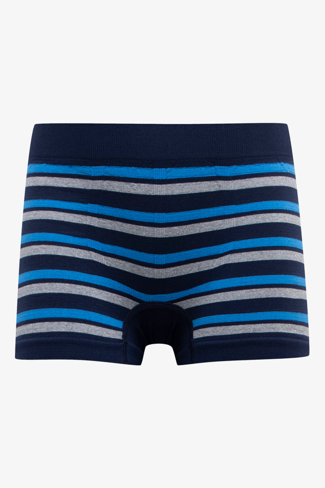 3 Pack Seam-Free Boxers Blue (3)