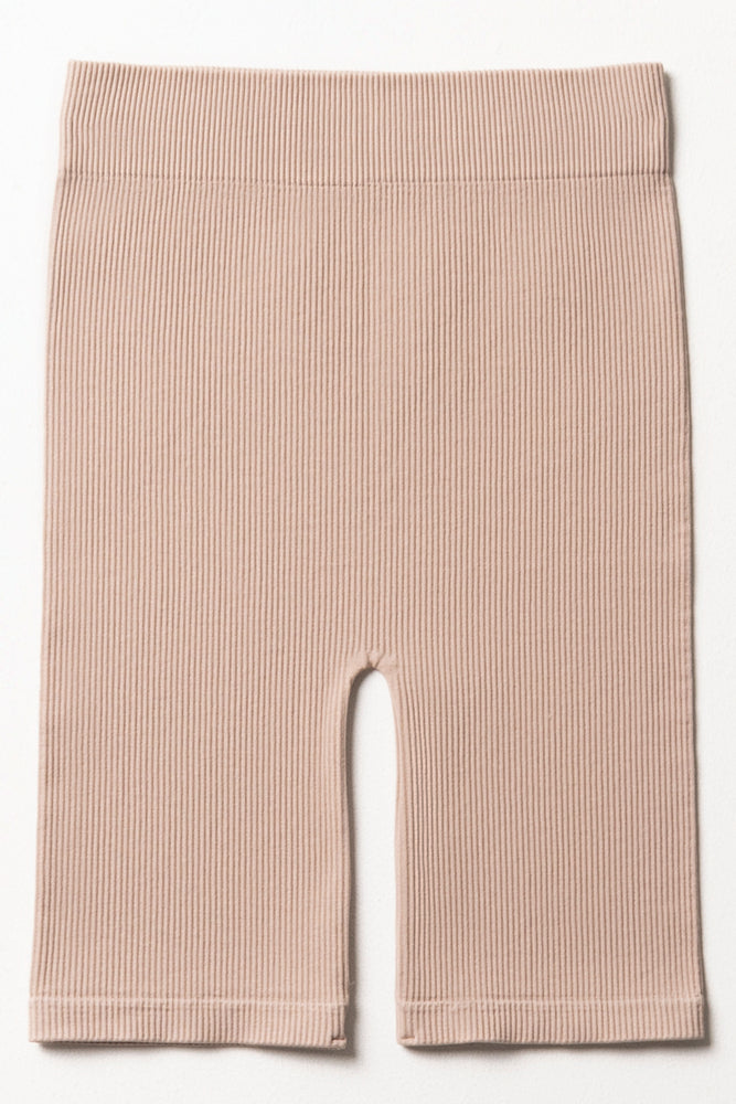 Seamless Cycle Shorts Natural (2)
