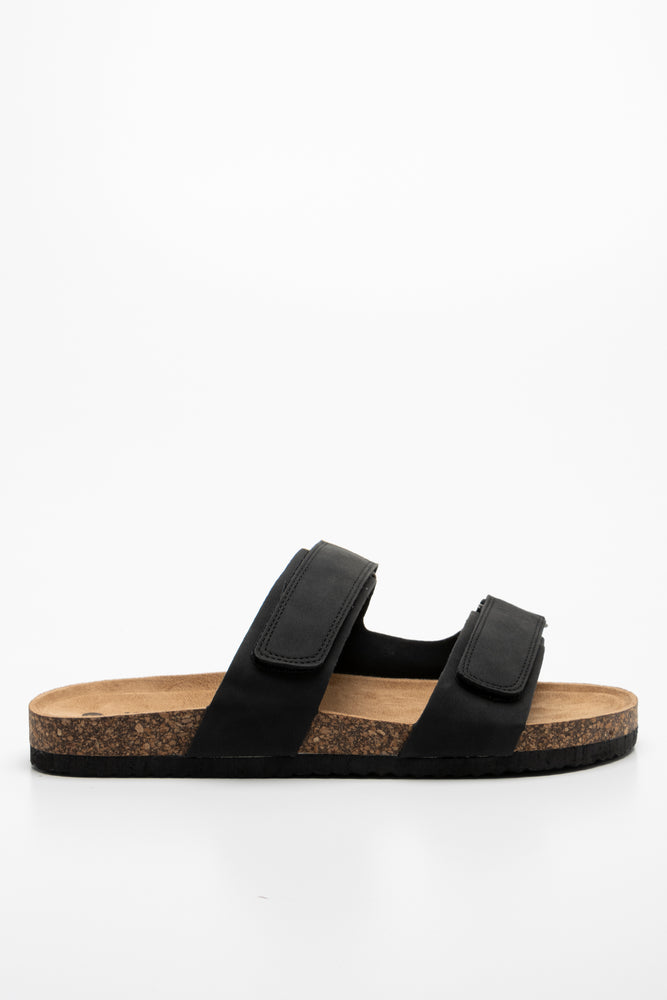 Double Band Sandal Black
