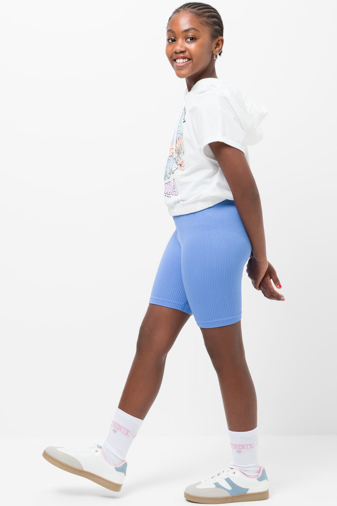 Florida Sleeveless Hoodie White