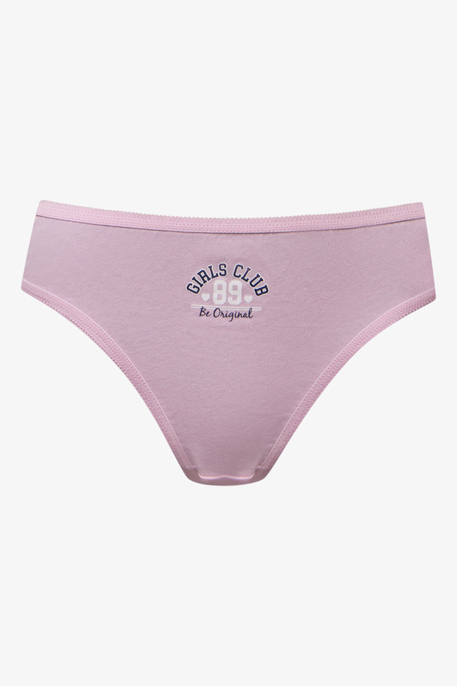 3 Pack Bikini Panties Black, Grey And Pink (6)