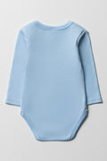 Long Sleeve Boy Vest Blue (3)