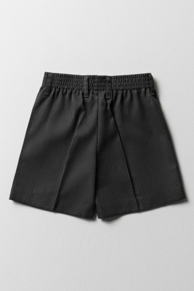 Boys School Shorts Grey (2)
