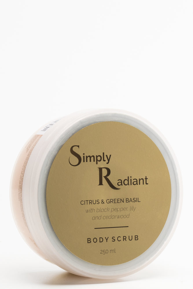 Citrus And Green Basil Body Scrub