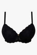 Plus Size 2 Pack Lace Balconette Bras Black And Natural (1)