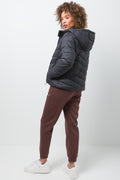 Basic Puffer Jacket Black (2)