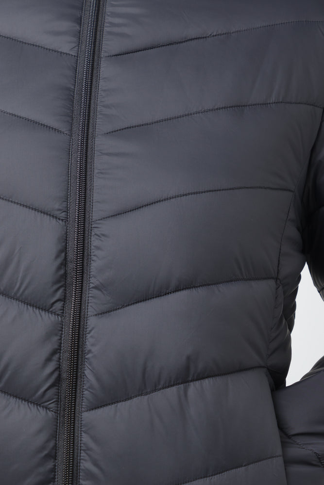 Basic Puffer Jacket Black (3)