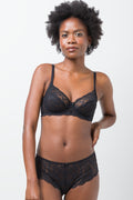 2 Pack Sml Autum Lace Non Padded Underwire Black Natural