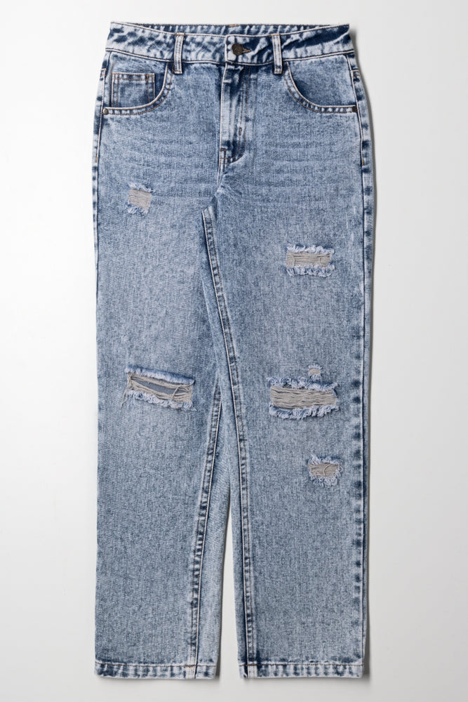 STRAIGHT LEG WITH RNR LIGHT BLUE