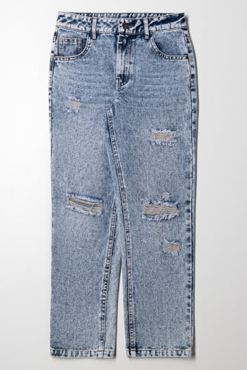 STRAIGHT LEG WITH RNR LIGHT BLUE