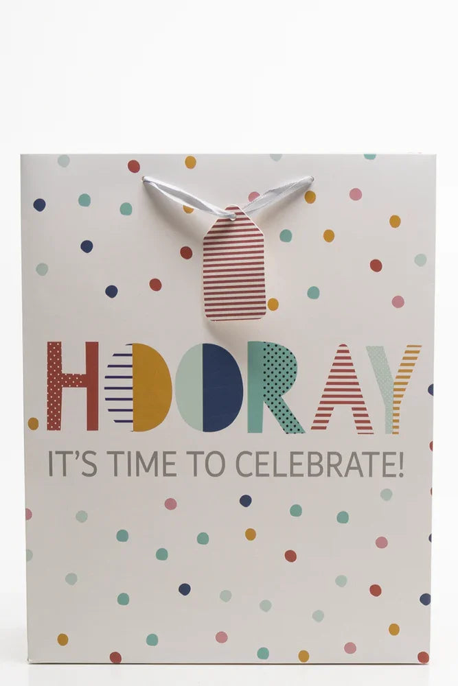 HOORAY RAINBOW GIFTBAG- LARGE