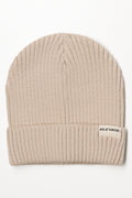 Plain Rib Beanie Natural