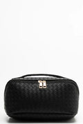 Plaited Toiletry Bag Black