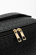 Plaited Toiletry Bag Black (3)