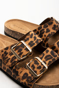 DOUBLE BAND BUCKLE HEALTH SANDAL LEOPARD (2)