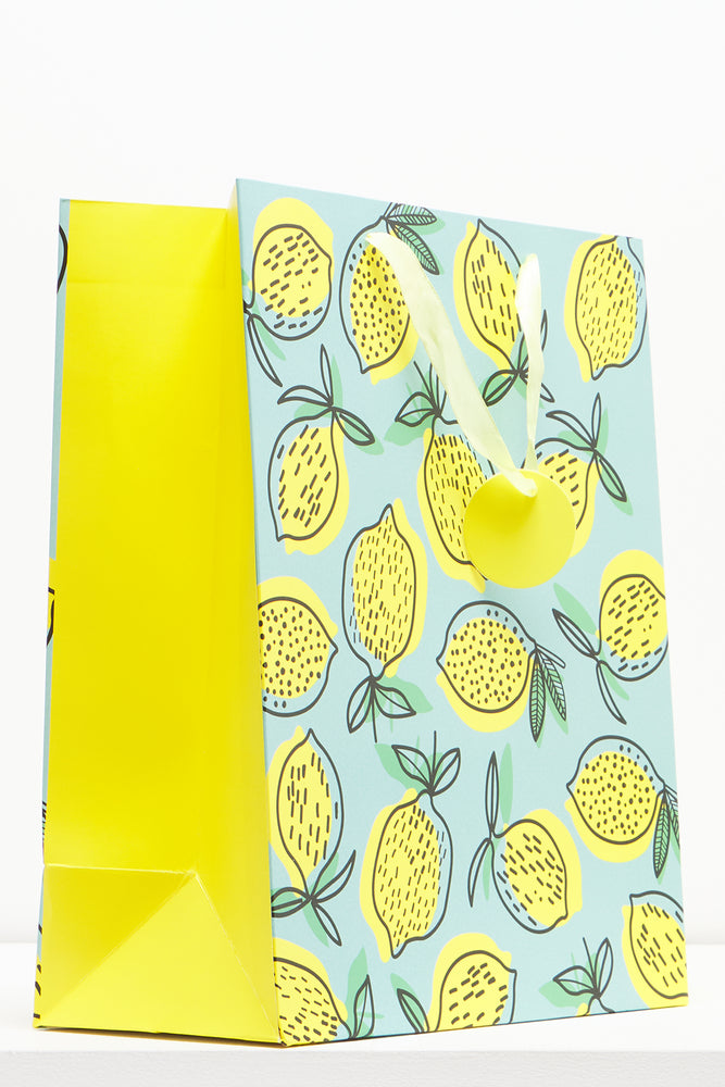 Lemon Gift Bag Yellow (1)