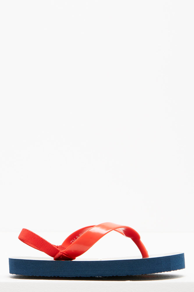 Spider-Man Flip Flop Red