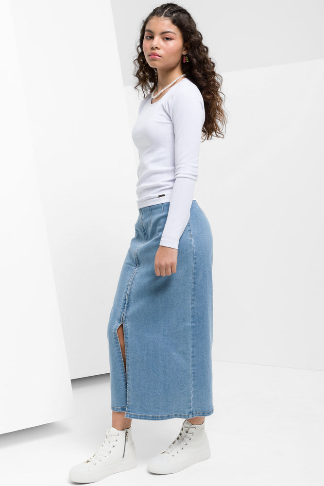 Crew Neck Tshirt Seamless White