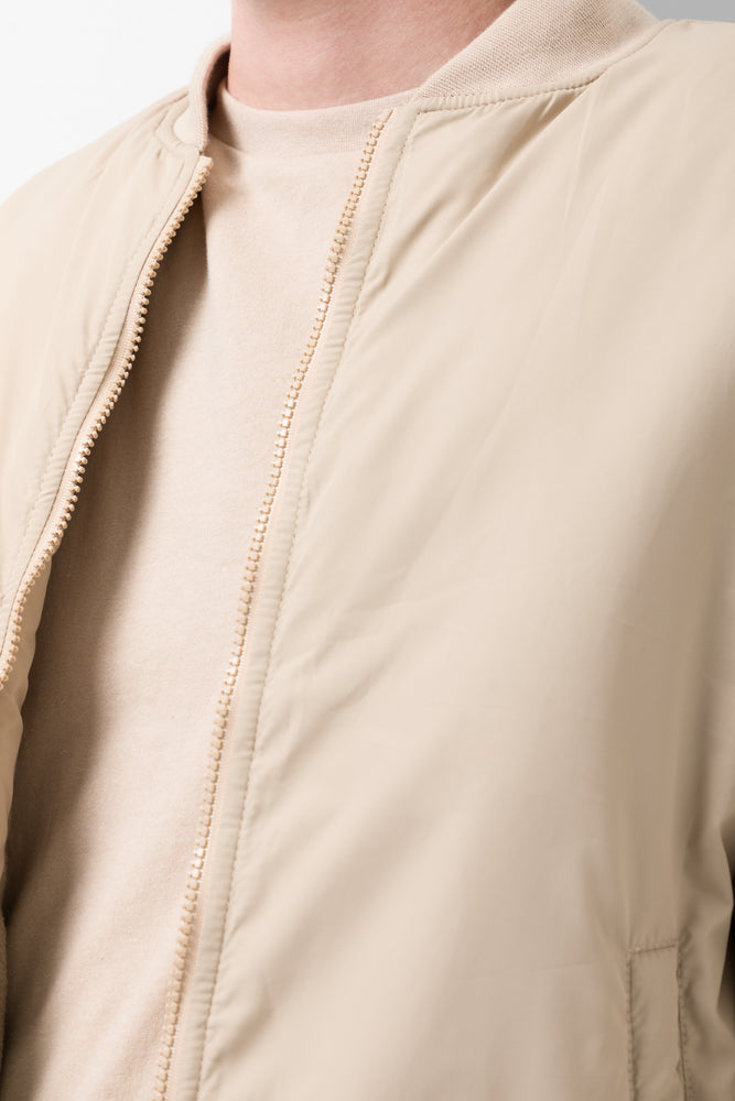 Bomber Puffer Jacket Natural (3)