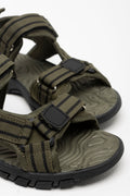 Stripe Sport Sandal Dark Green (2)