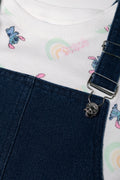 Stitch Pinafore Set Blue (1)
