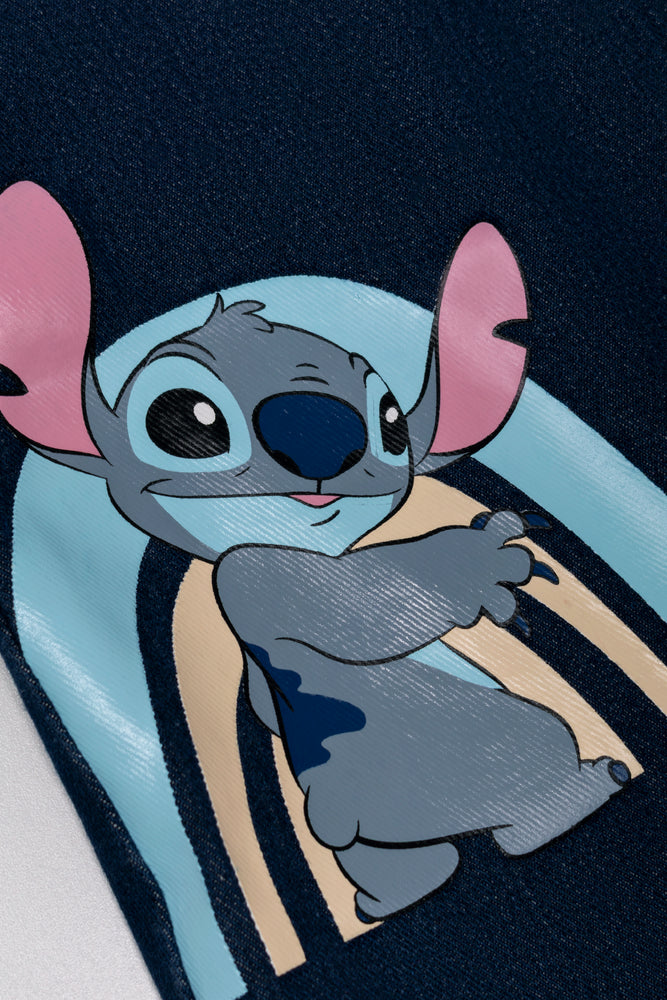 Stitch Pinafore Set Blue (2)