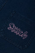 Stitch Pinafore Set Blue (3)