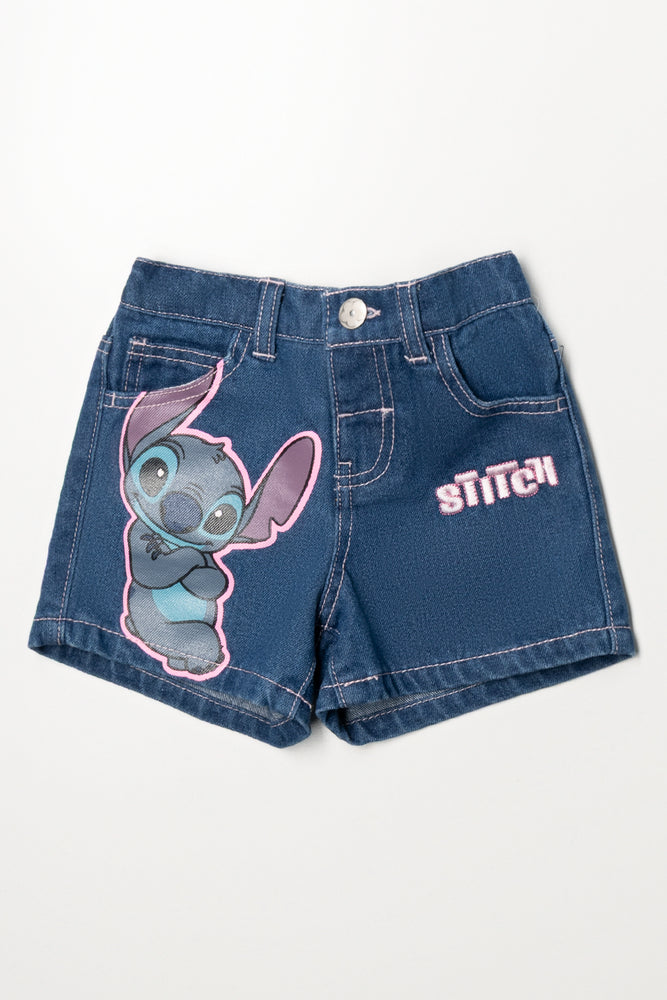 STITCH DENIM DK WASH SHORT