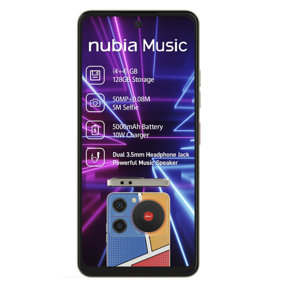 スマートフォン・携帯電話 nubia Music スマートフォン 5000mAh
