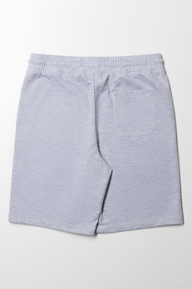 Fleece Shorts Grey (2)