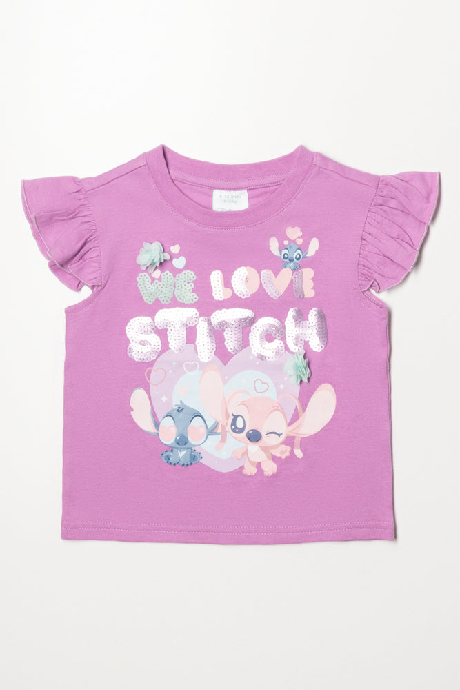 Lilo And Stitch T-Shirt Pink