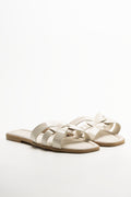 Knot Mule Sandals Natural
