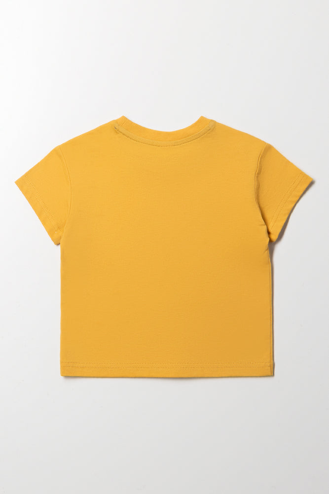 Short Sleeve T-Shirt Yellow (2)