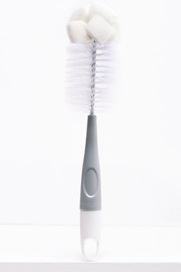 Abc Bottle And Teat Brush Light Grey