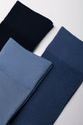 3 Pack Socks Blue (1)