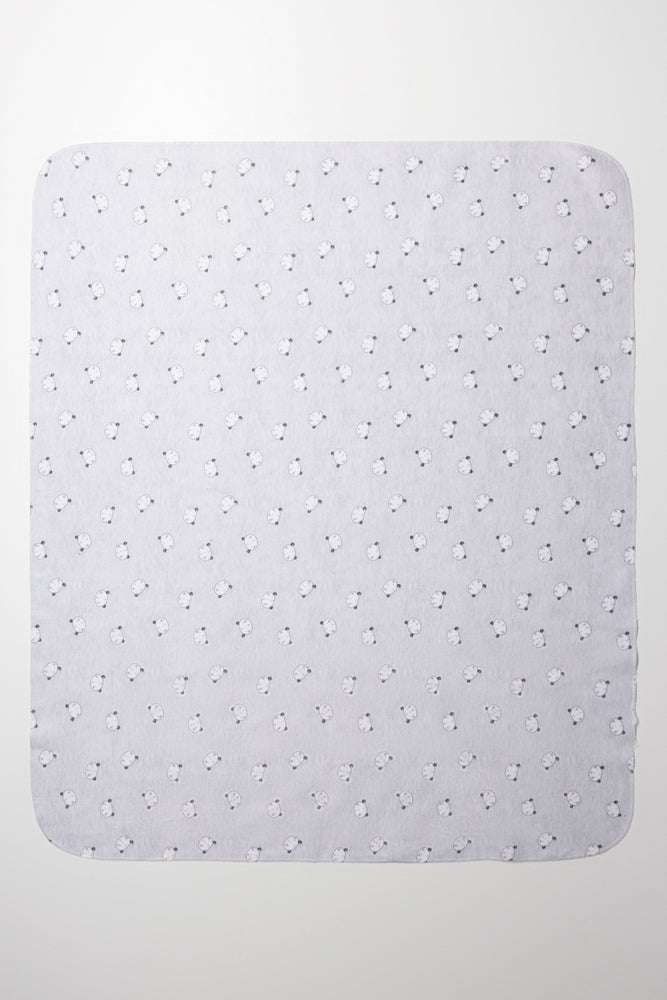 3 Panda Stripe Receiver Blankets Green (2)