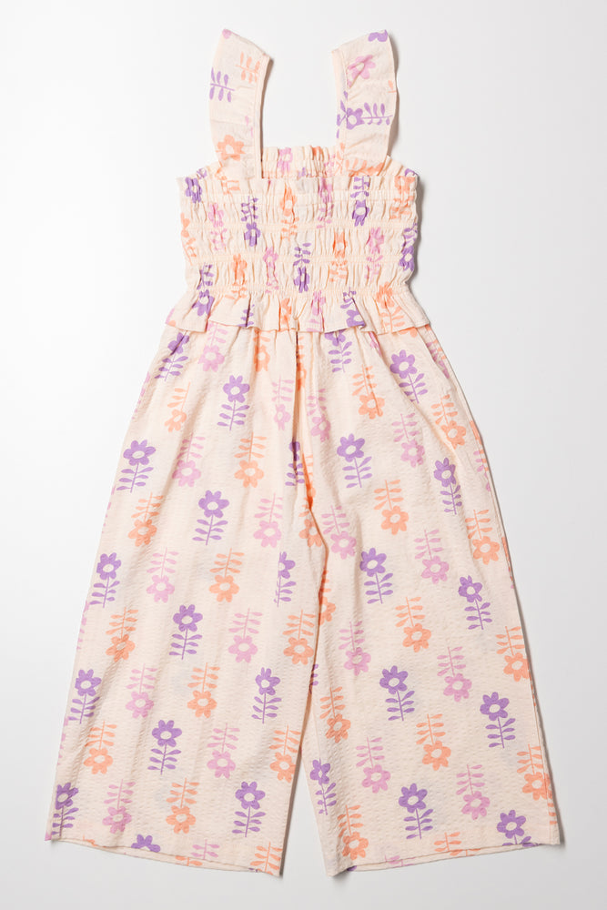 Floral Jumpsuit Light Pink (2)