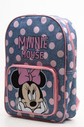 Minnie Mouse Spot Back Pack Blue And Pink (1)