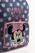 Minnie Mouse Spot Back Pack Blue And Pink (3)