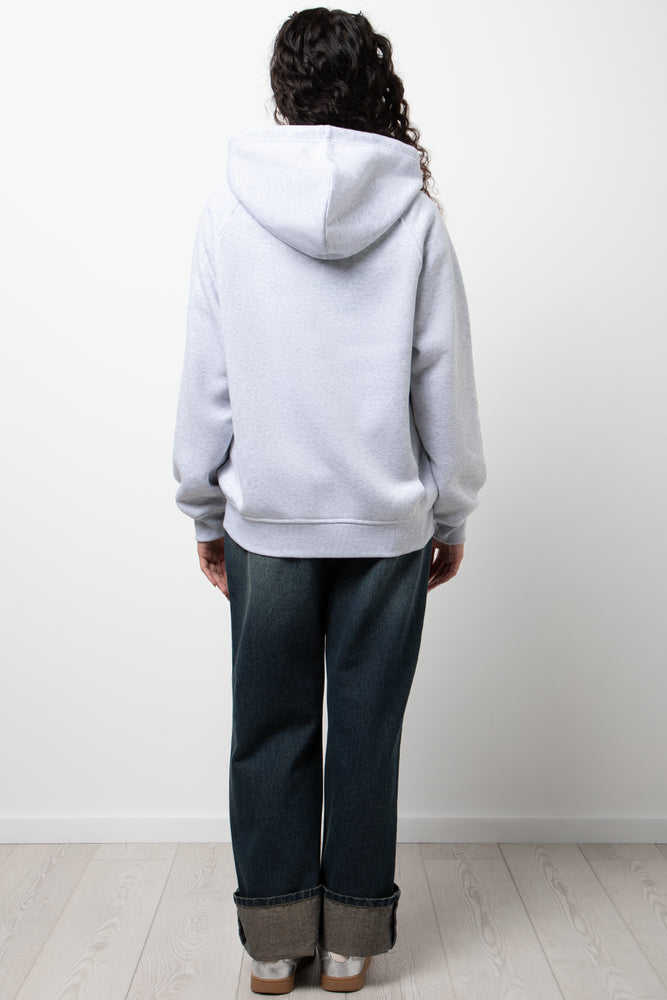 Oversized Zip Through Track Top Grey (2)