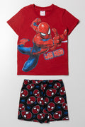 Spider-Man Short Sleeve Pyjama Set Red